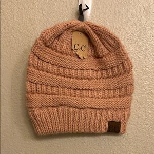 💕C.C Kids Knit Beanie - Light Pink Rose